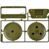0005750 | Tamiya Wild Willy 2 Green Windscreen, Grill & Spare Tyre (Parts Bag J)