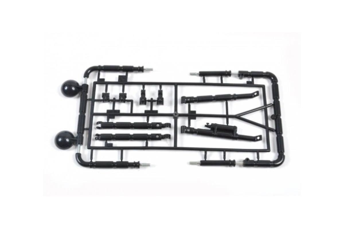 0115255 | Tamiya Wild Willy 2 Black Body Roll Bars & Spot Light (Parts Bag K) 3 0115255 | Tamiya Wild Willy 2 Black Body Roll Bars & Spot Light (Parts Bag K)