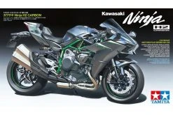 14136 | Tamiya 1/12 Kawasaki Ninja H2 Carbon Motorcycle Plastic Model Kit