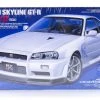 24258 | Tamiya 1/24 Nissan Skyline R34 GT-R V-spec II Scaled Plastic Model Kit