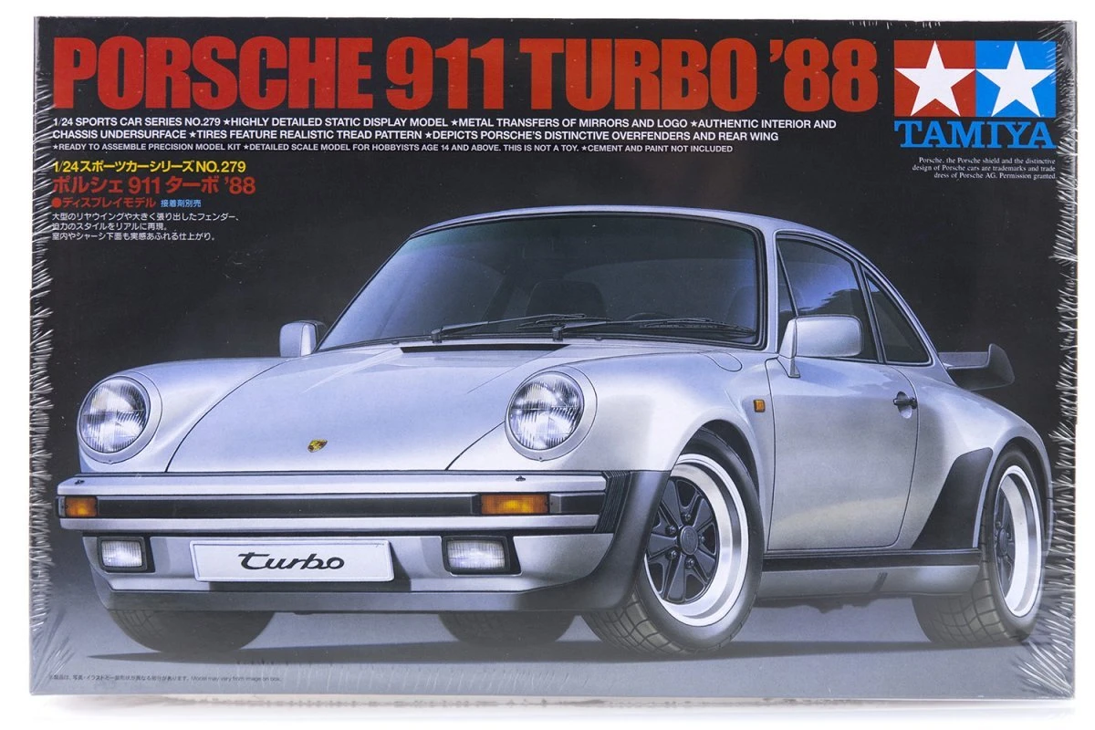 24279 | Tamiya 1/24 Porsche 911 Turbo '88 3 24279 | Tamiya 1/24 Porsche 911 Turbo '88