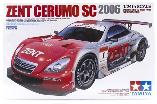 24303 | Tamiya 1/24 Lexus SC430 2006 Zent Cerumo Plastic Model Kit -Tamila Model Shop TAM 24303 00 1200x800 1