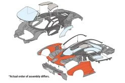 24355 | Tamiya 1/24 McLaren Senna Plastic Model Kit -Tamila Model Shop TAM 24355 05 1200x800 1