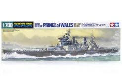 31615 | Tamiya 1/700 British Prince Of Wales Battleship (Waterline Series) Plastic Model Kit