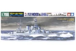 31806 | Tamiya 1/700 British Hood & E Class Destroyer (Waterline Series) Plastic Model Kit