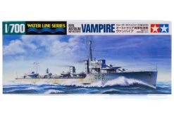 31910 | Tamiya 1/700 Australian Vampire Navy Destroyer (Waterline Series) Plastic Model Kit