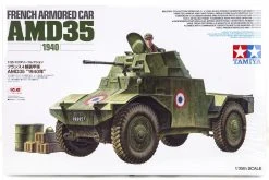 32411 | Tamiya 1/35 French AMD35 Armored Car Scaled Plastic Model Kit