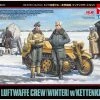 32412 | Tamiya 1/48 German Luftwaffe Crew W/ Kettenkraftrad Scaled Plastic Model Kit