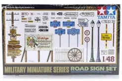 32509 | Tamiya 1/48 Road Sign Set Scaled Plastic Model Kit