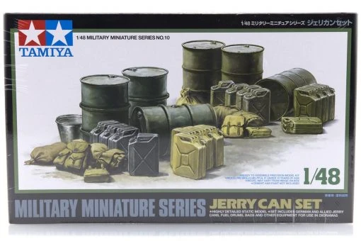 32510 | Tamiya 1/48 Jerry Can Set Scaled Plastic Model Kit -Tamila Model Shop TAM 32510 00 1200x800 1