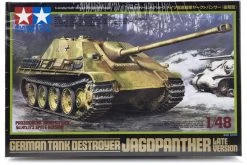 32522 | Tamiya 1/48 German Jagdpanther Tank Destroyer Late Version Plastic Model Kit