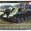 32527 | Tamiya 1/48 Russian SU-122 Tank Destroyer Scaled Plastic Model Kit