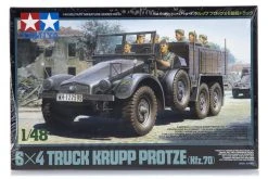 32534 | Tamiya 1/48 German Krupp Protze 6x4 Truck (Kfz.70) Scaled Plastic Model Kit