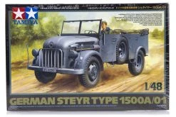 32549 | Tamiya 1/48 German Steyr Type 1500A/01 Truck Scaled Plastic Model Kit