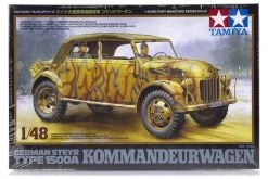 32553 | Tamiya 1/48 German Steyr Type 1500A Kommandeurwagen Staff Car Scaled Plastic Model Kit