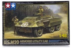 32556 | Tamiya 1/48 U.S. M20 Armored Utility Car Scaled Plastic Model Kit