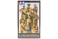 32561 | Tamiya 1/48 German WWII Africa Corps Infantry Set Scaled Plastic Model Kit