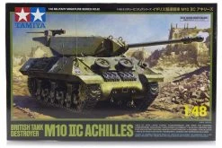 32582 | Tamiya 1/48 British M10 IIC Achilles Tank Scaled Plastic Model Kit