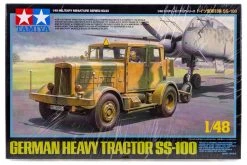 32593 | Tamiya 1/48 German SS-100 Heavy Truck Scaled Plastic Model Kit
