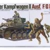 35009 | Tamiya 1/35 German Panzer Kampfwagen II Ausf. F/G Tank Scaled Plastic Model Kit