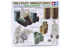 35026 | Tamiya 1/35 Jerry Cans Set Scaled Plastic Model Kit