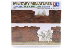 35028 | Tamiya 1/35 Brick Wall Set Scaled Plastic Model Kit