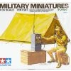 35074 | Tamiya 1/35 Military Tent Set Scaled Plastic Model Kit -Tamila Model Shop TAM 35074 00 1200x800 1