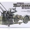 35091 | Tamiya 1/35 German 20mm MIT Sd. Ah. 52 Flakvierling 38 Scaled Plastic Model Kit -Tamila Model Shop TAM 35091 00 1200x800 1