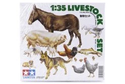 35128 | Tamiya 1/35 Livestock Set Scaled Plastic Model Kit