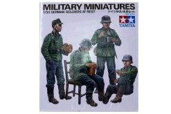 35129 | Tamiya 1/35 German Soldiers At Rest Scaled Plastic Model Kit