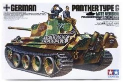35176 | Tamiya 1/35 German Panzerkampfwagen (Sk.Kfz. 171) Type G Panther Tank Scaled Plastic Model Kit