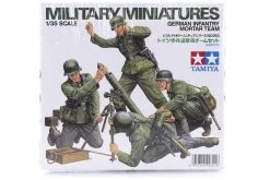 35193 | Tamiya 1/35 German Infantry Mortar Team Scaled Plastic Model Kit
