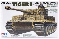 35194 | Tamiya 1/35 German Panzerkampfwagen Tiger I (Sd.Kfz.181) Tank Scaled Plastic Model Kit