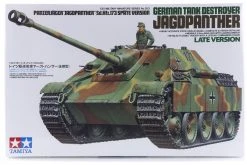 35203 | Tamiya 1/35 German Jagdpanther Tank Destroyer (Sd.Kfz.173) Late Version Scaled Plastic Model Kit