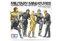 35214 | Tamiya 1/35 Russian Army Tank Crew At Rest Scaled Plastic Model Kit