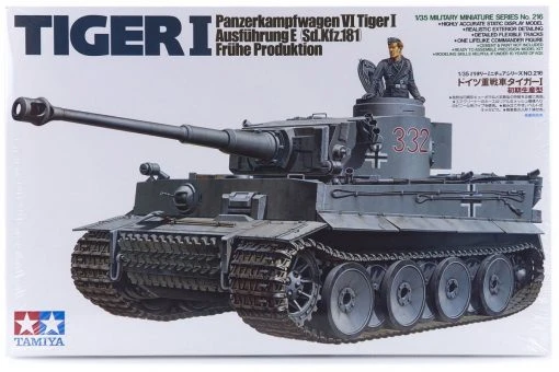 35216 | Tamiya 1/35 German Panzerkampfwagen VI Tiger 1 Ausfuhrung E (Sd.Kfz.181) Fruhe Produktion Tank Scaled Plastic Model Kit -Tamila Model Shop TAM 35216 00 1200x800 1