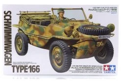 35224 | Tamiya 1/35 German Pkw.K2s Schwimmwagen Type 166 Amphibian Scaled Plastic Model Kit