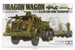 35230 | Tamiya 1/35 U.S. Dragon Wagon 40 Ton Tank Transporter Scaled Plastic Model Kit