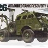 35244 | Tamiya 1/35 U.S. M26 Armored Tank Recovery Truck Scaled Plastic Model Kit -Tamila Model Shop TAM 35244 00 1200x800 1