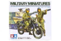 35245 | Tamiya 1/35 Japan Ground Self Defence Force Motorcycle Reconnaissance Set Scaled Plastic Model Kit