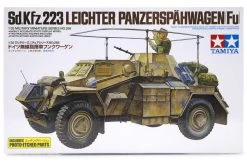 35268 | Tamiya 1/35 German Leichter Panzerspahwagen (Fu) (Sd.Kfz. 223) Scaled Plastic Model Kit