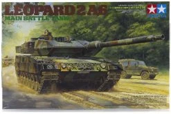 35271 | Tamiya 1/35 German MBT Leopard 2 A6 Tank Scaled Plastic Model Kit