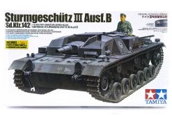 35281 | Tamiya 1/35 German Sturmgeschutz III Ausf.b (Sd.Kfz.142) Plastic Model Kit
