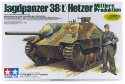 35285 | Tamiya 1/35 German Jagdpanzer 38(t) Hetzer Tank Scaled Plastic Model Kit