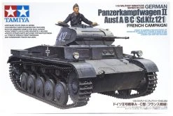 35292 | Tamiya 1/35 German Panzerkampfwagen II Ausf. A/B/C (Sd.Kfz. 121) French Campaign Tank Scaled Plastic Model Kit