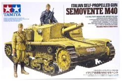 35294 | Tamiya 1/35 Italian Semovente M40 Self-Propelled Gun Scaled Plastic Model Kit