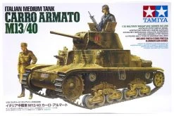 35296 | Tamiya 1/35 Italian Carro Armato M13/40 Medium Tank Scaled Plastic Model Kit