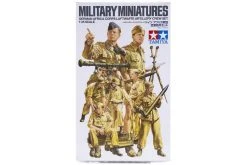 35343 | Tamiya 1/35 German Africa Corps Luftwaffe Artillery Crew Set Scaled Plastic Model Kit