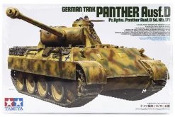 35345 | Tamiya 1/35 German Panther Ausf.D (Sd.Kfz.171) Tank Scaled Plastic Model Kit