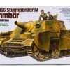 35353 | Tamiya 1/35 German Sturmpanzer IV Brummbar (Sd.Kfz.166) Spate Produktion Scaled Plastic Model Kit